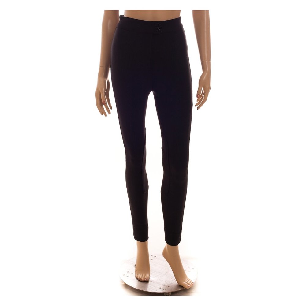AMERICAN APPAREL High Waist Ribbed Riding Pants